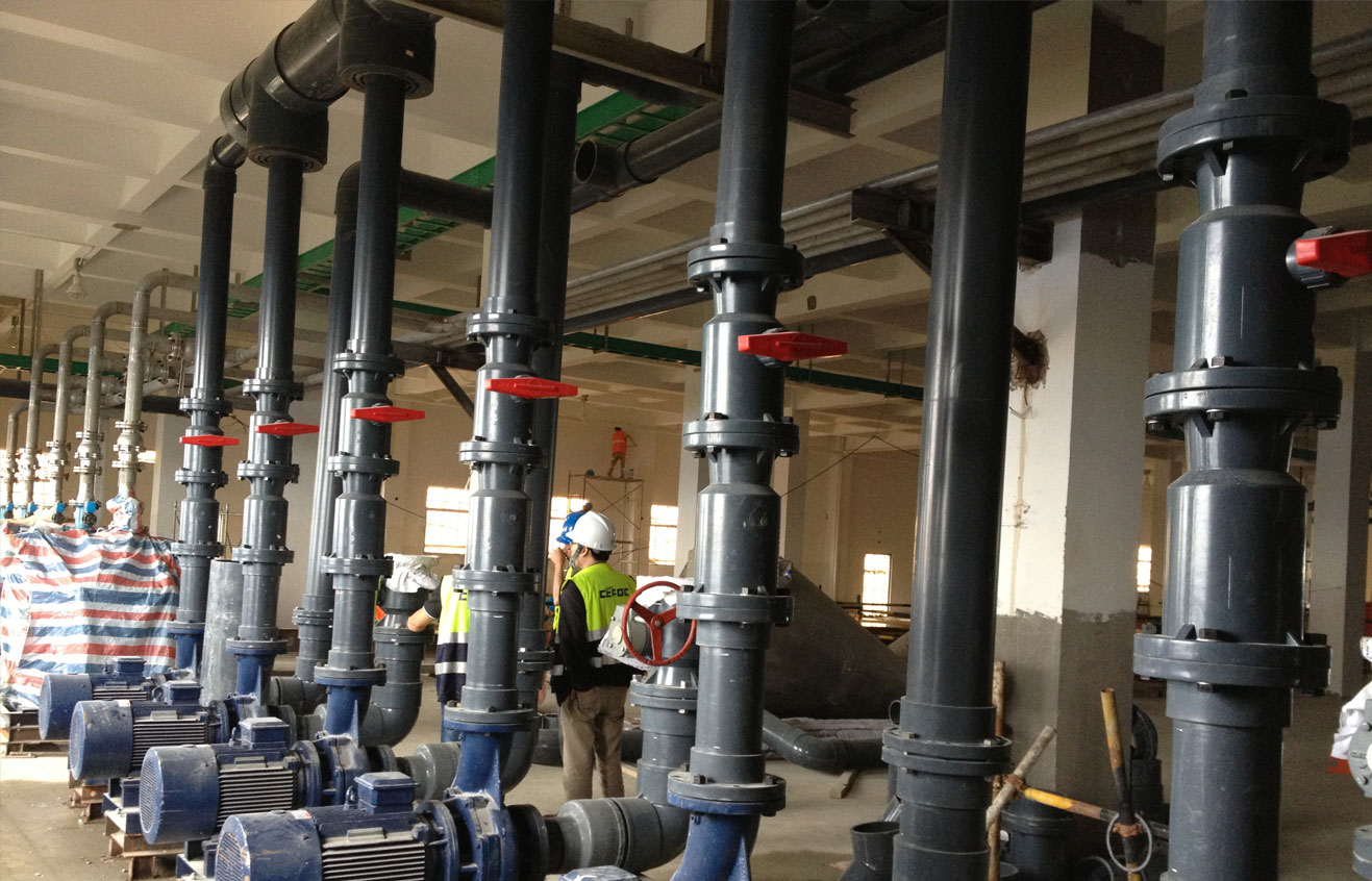 優(yōu)耐德污水處理/廢水曝氣項(xiàng)目用UPVC、CPVC閥門